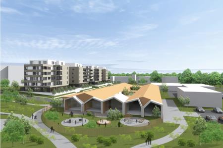 Mirna - novi vrtec, vizualizacija, arhiv obcine (2)